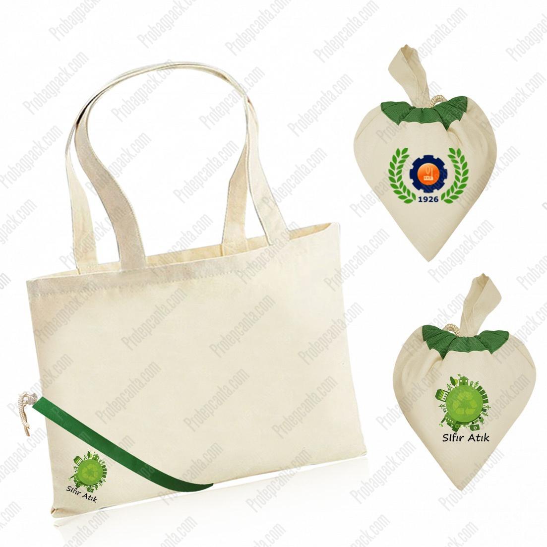 Kalp Şekilli Büzgülü (Yatay) Promosyon Çanta 2 Kalp Şekilli Büzgülü (Yatay) Promosyon Çanta - Görsel 2