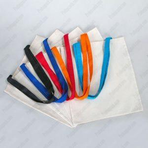 Alternative View Of Renkli Kulplu Hambez Çanta - 35X40 Cm