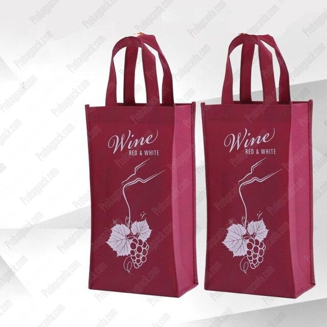 Dikişli Nonwoven Şampanya Şarap Şişesi Kılıfı Çantası 2 Dikişli Nonwoven Şampanya Şarap Şişesi Kılıfı Çantası - Görsel 2