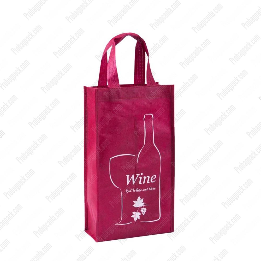 Dikişli Nonwoven Şampanya Şarap Şişesi Kılıfı Çantası 3 Dikişli Nonwoven Şampanya Şarap Şişesi Kılıfı Çantası - Görsel 3