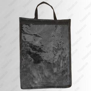 Nonwoven Zeminli Şeffaf Pvc Pencereli Çanta