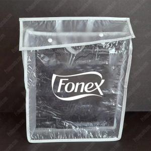 Alternative view of Nonwoven Biyeli Şeffaf Pvc Kozmetik Çantası