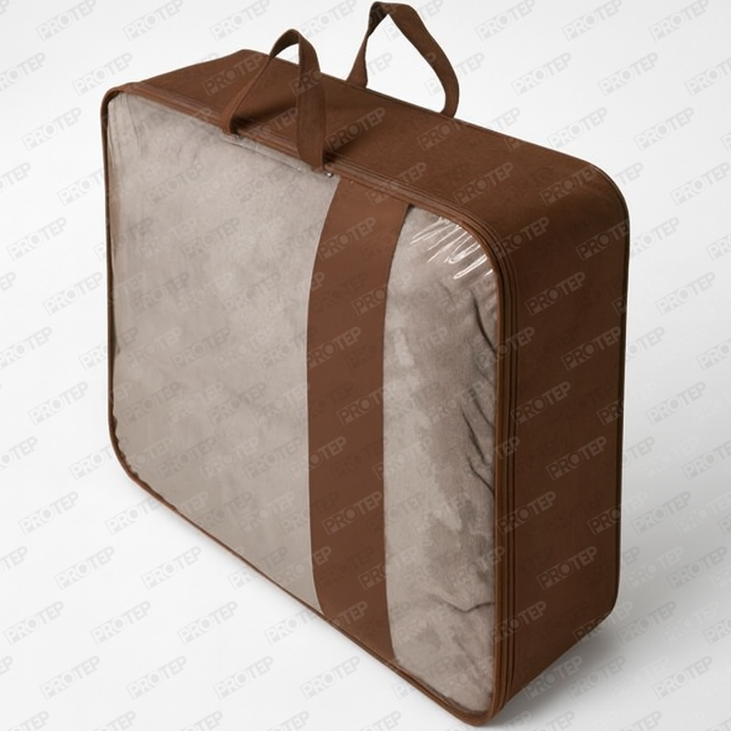 Nonwoven Tela Şeffaf Pvc'Li Battaniye Taşıma Çantası 2 Nonwoven Tela Şeffaf Pvc'Li Battaniye Taşıma Çantası - Görsel 2