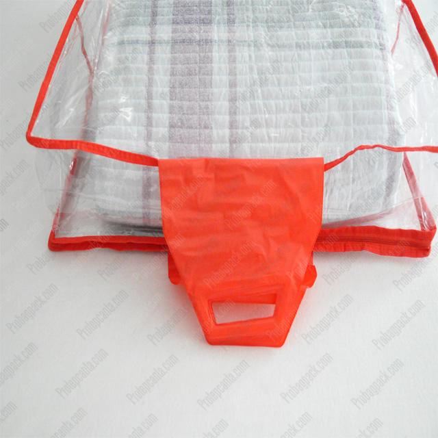 Nonwoven Tela Şeffaf Pvc Battaniye Çantası 3 Nonwoven Tela Şeffaf Pvc Battaniye Çantası - Görsel 3