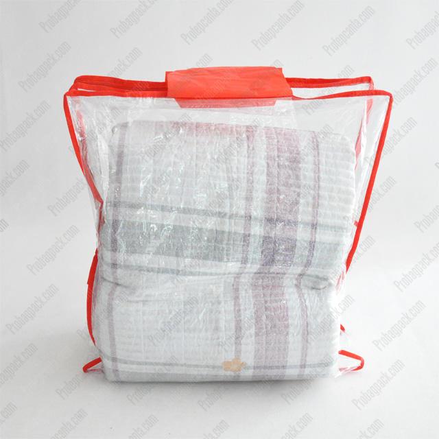 Nonwoven Tela Şeffaf Pvc Battaniye Çantası 4 Nonwoven Tela Şeffaf Pvc Battaniye Çantası - Görsel 4