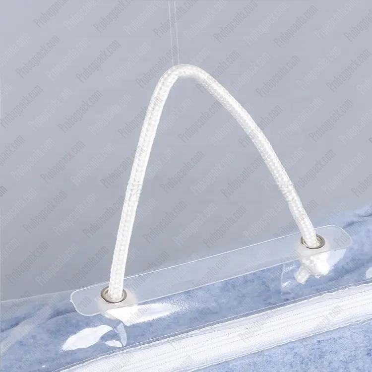 Şeffaf Yumuşak Plastik Pvc Fermuarlı Havlu - Nevresim Tekstil Çantası 5 Şeffaf Yumuşak Plastik Pvc Fermuarlı Havlu - Nevresim Tekstil Çantası - Görsel 5