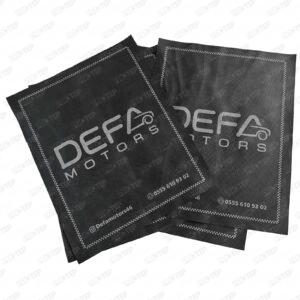 Siyah Kumas Tela Nonwoven Bez Oto Paspas 07