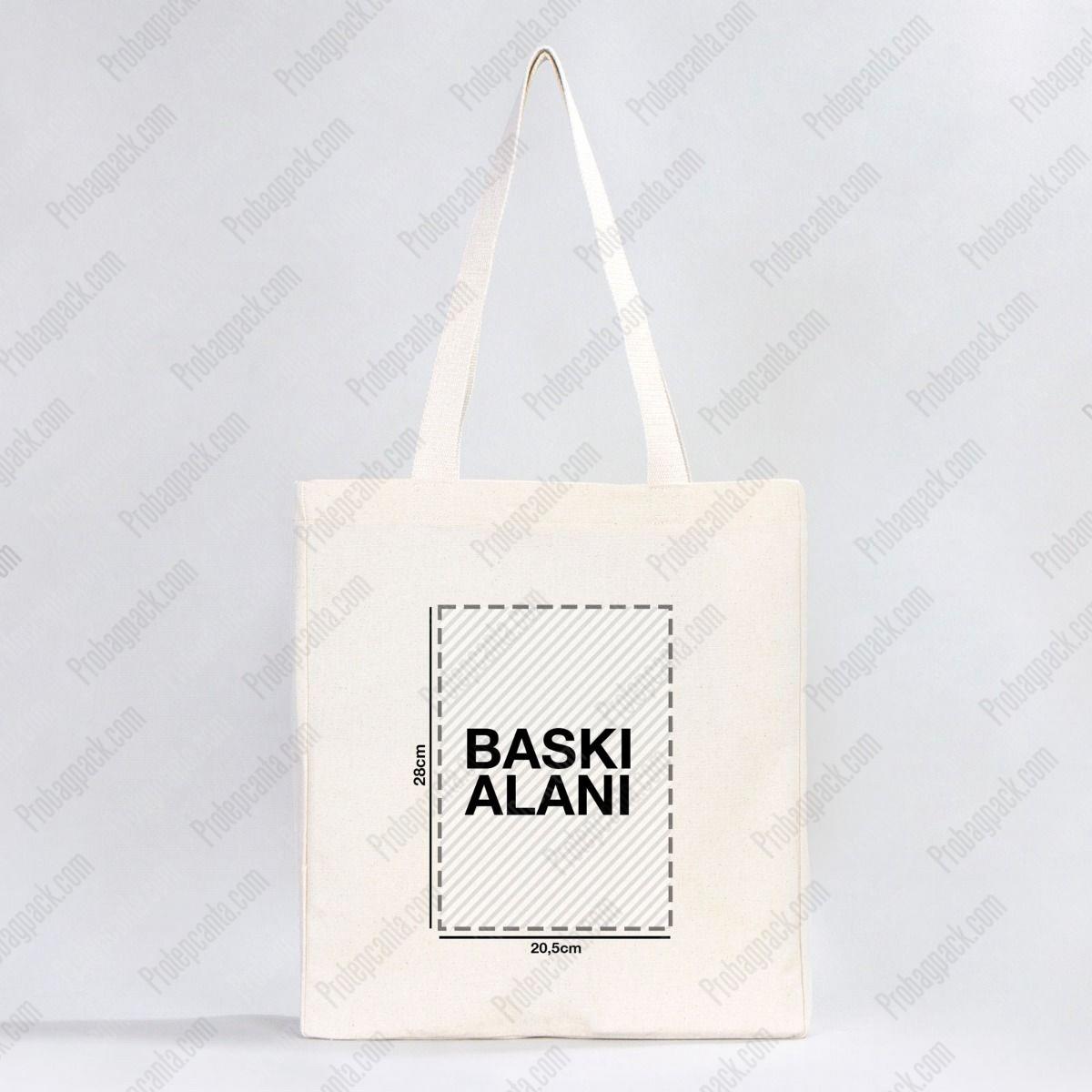 Körüklü Kanvas Bez Çanta - 35X40 Cm 5 Körüklü Kanvas Bez Çanta - 35X40 Cm - Görsel 5