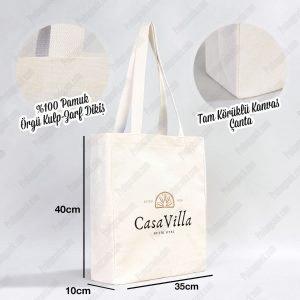 Toptan Bez Çanta Üretici 144 Körüklü Kanvas Bez Çanta - 35X40 Cm
