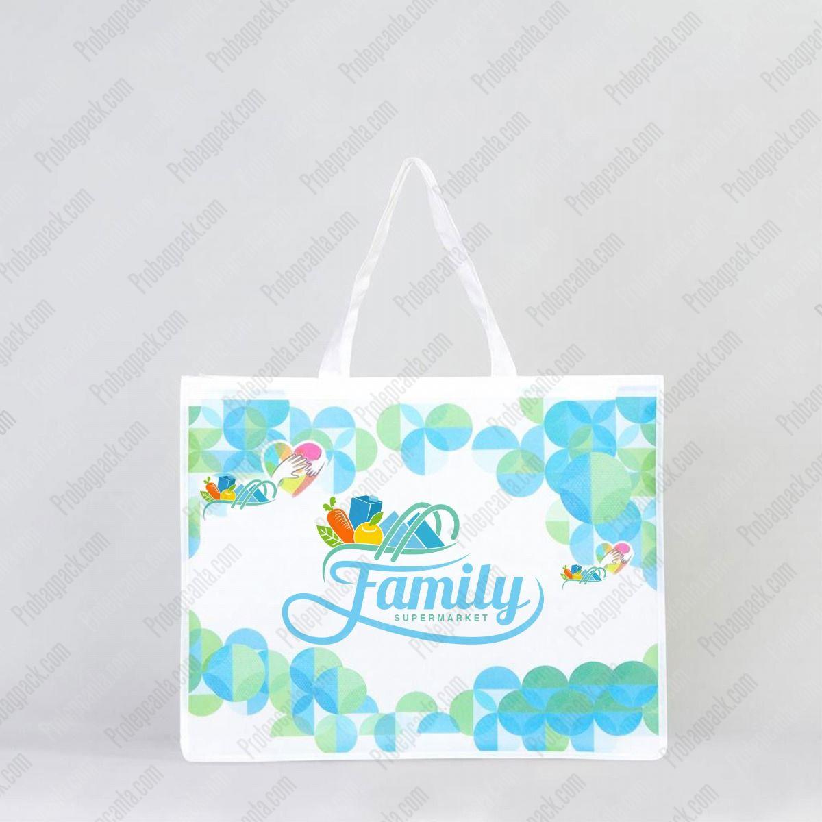 Nonwoven Tela Market Çantası 50X35X20 Cm 1 Nonwoven Tela Market Çantası 50X35X20 Cm