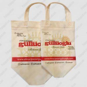 Toptan Bez Çanta Üretici 320 Ultrasonik Körüklü Baklava Tela Nonwoven Çanta 2 Kg (25*38*28 Cm)