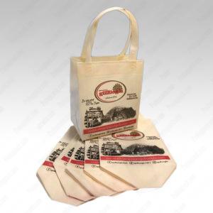 Fuar Çantaları 44 Ultrasonik Nonwoven 3D Box Baklava Çantası