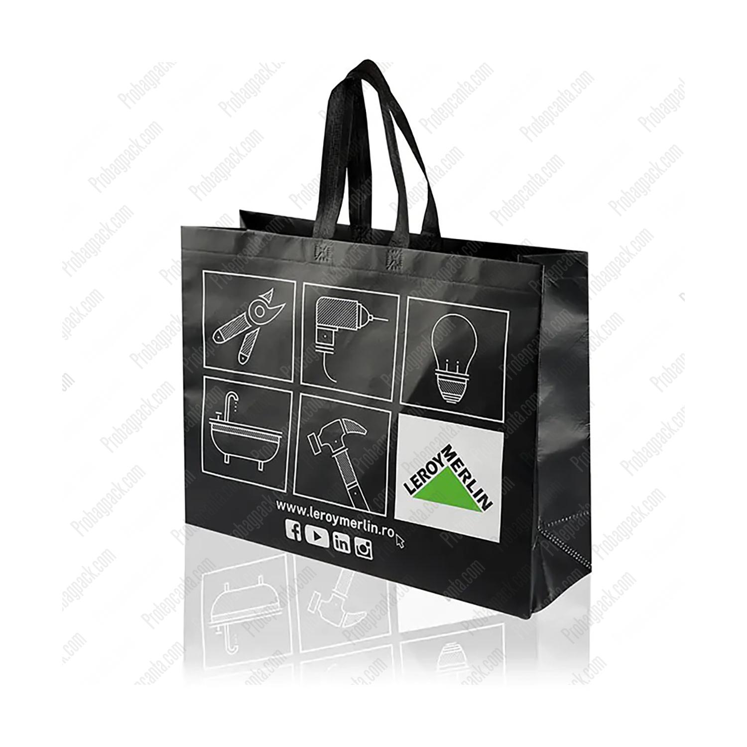 Laminasyonlu 3D Box Ultrasonik Nonwoven Bez Çanta 1 Laminasyonlu 3D Box Ultrasonik Nonwoven Bez Çanta